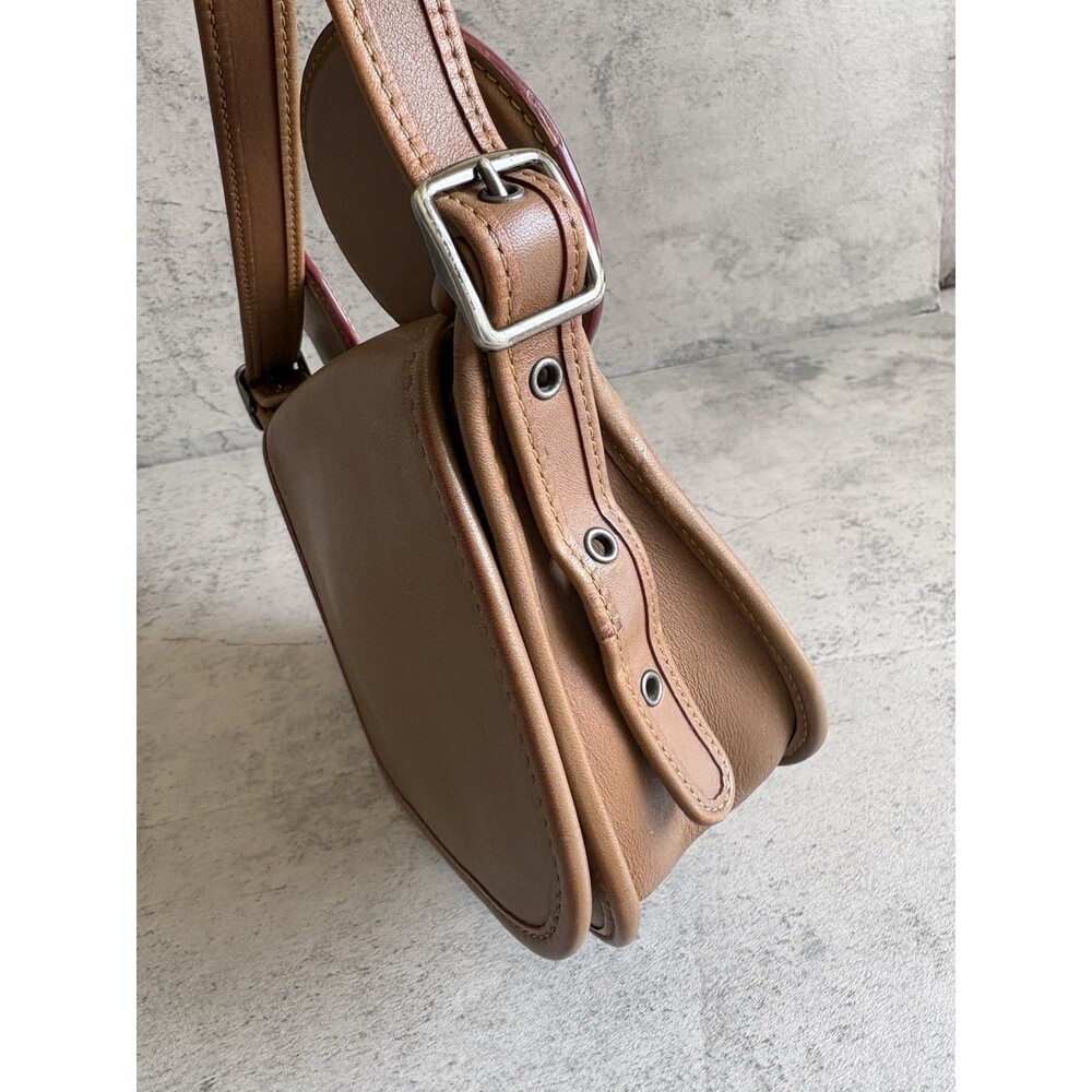 COACH x DISNEY MICKEY MOUSE W/Ears Crossbody Leather Bag Tan limited edition - Picture 5 of 8